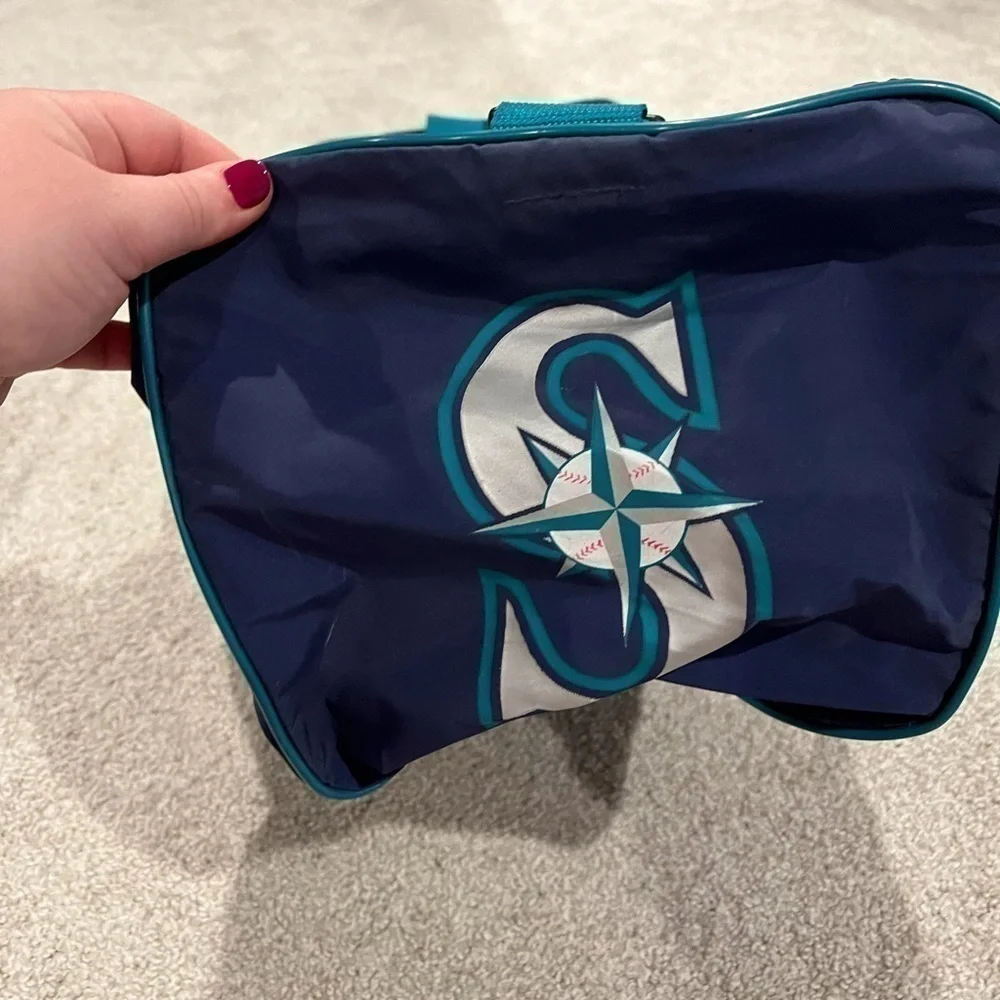 Vintage Seattle Washington mariners‎ 1997 championship duffle bag blue baseball